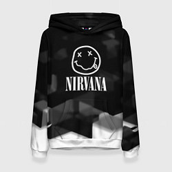 Женская толстовка Nirvana текстура рок