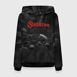 Женская толстовка Sabaton rock steel band