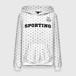 Женская толстовка Sporting sport на светлом фоне посередине