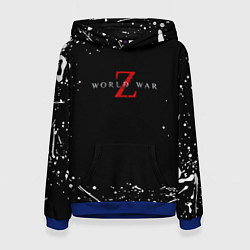 Женская толстовка World war z краски