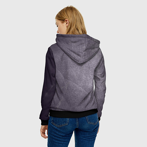 Женская толстовка Дэйсю Кайки из Моногатари / 3D-Черный – фото 4