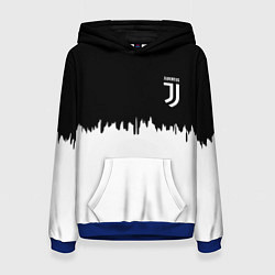 Женская толстовка Juventus белый огонь текстура