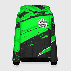 Толстовка-худи женская Bayern sport green, цвет: 3D-черный