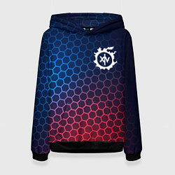 Женская толстовка Final Fantasy неоновые соты