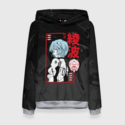 Женская толстовка Evangelion - Рей Аянами