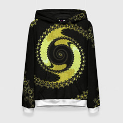 Женская толстовка Вращение фрактал