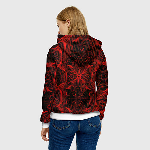 Женская толстовка Лого чумного доктора / 3D-Белый – фото 4