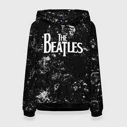 Толстовка-худи женская The Beatles black ice, цвет: 3D-черный