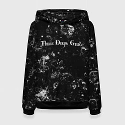 Толстовка-худи женская Three Days Grace black ice, цвет: 3D-черный