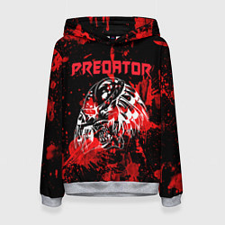 Женская толстовка Predator blood