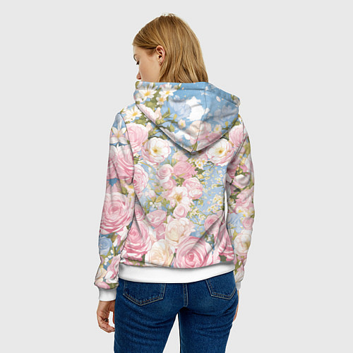 Женская толстовка Элиза и Линден - Королева со скальпелем / 3D-Белый – фото 4