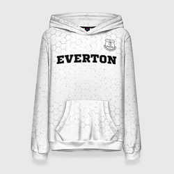 Женская толстовка Everton sport на светлом фоне посередине