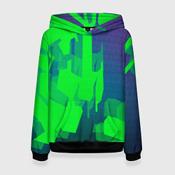 Женская толстовка Зеленый фиолет