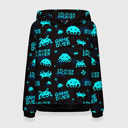 Женская толстовка Game over 1 player 2 player