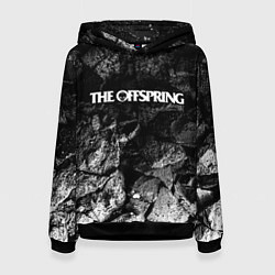 Толстовка-худи женская The Offspring black graphite, цвет: 3D-черный