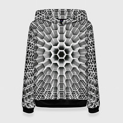 Женская толстовка Бесконечный гексагональный каркас