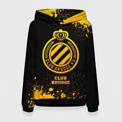 Женская толстовка Club Brugge - gold gradient