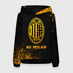 Женская толстовка AC Milan - gold gradient