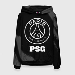 Женская толстовка PSG sport на темном фоне