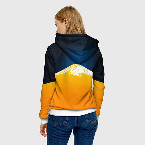 Женская толстовка Спортивный японский автомобиль / 3D-Белый – фото 4