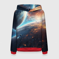 Женская толстовка Космос и планеты