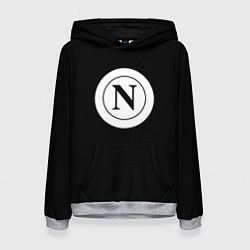 Толстовка-худи женская Napoli fc sport logo, цвет: 3D-меланж