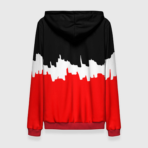 Женская толстовка Rainbow six снайпер / 3D-Красный – фото 2