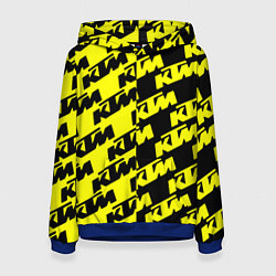 Женская толстовка KTU жёлто чёрный стиль