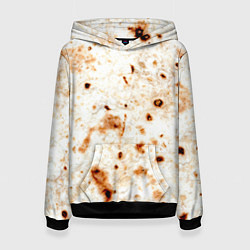 Женская толстовка Текстура светлого лаваша