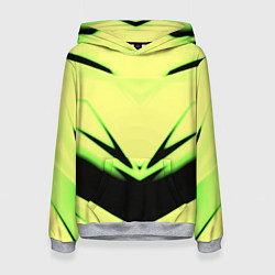 Женская толстовка Geometry stripes кислотный стиль