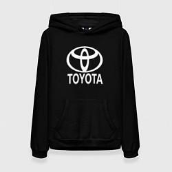 Женская толстовка Toyota white logo