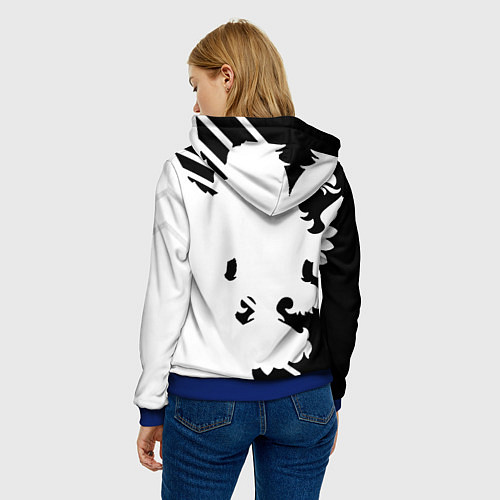 Женская толстовка Имперская Россия спортивный стиль / 3D-Синий – фото 4