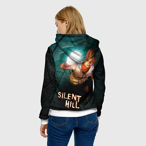 Женская толстовка Silent Hill - Heather Mason / 3D-Белый – фото 4