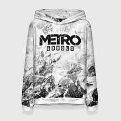 Женская толстовка Metro Exodus white graphite