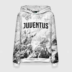 Толстовка-худи женская Juventus white graphite, цвет: 3D-белый