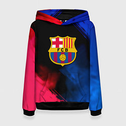 Женская толстовка Barcelona fc club gradient smoke