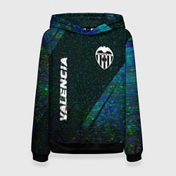 Женская толстовка Valencia glitch blue