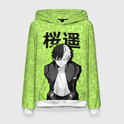 Толстовка-худи женская Харука - Ветролом, цвет: 3D-белый