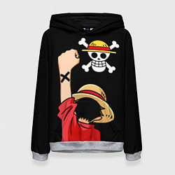 Женская толстовка One piece - Monkey D Luffy