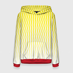 Женская толстовка Вертикальные волнистые линии