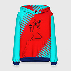 Женская толстовка Kizaru abstract rap