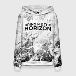 Женская толстовка Bring Me the Horizon white graphite