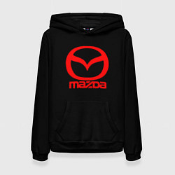 Женская толстовка Mazda red logo