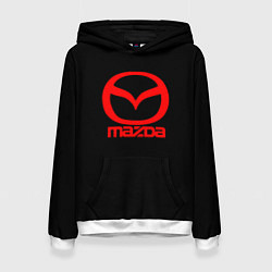 Женская толстовка Mazda red logo