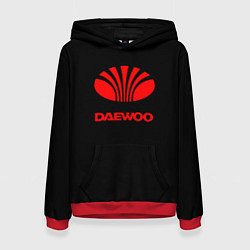 Женская толстовка Daewoo red logo