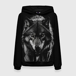 Женская толстовка Волк ночи
