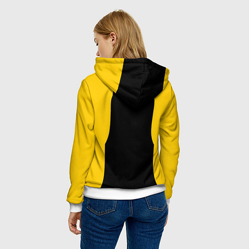 Женская толстовка Имперская Россия краски герб / 3D-Белый – фото 4