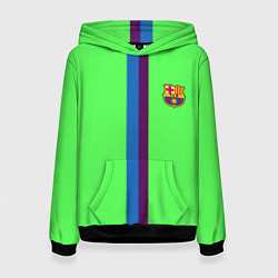 Толстовка-худи женская Barcelona fc sport line, цвет: 3D-черный