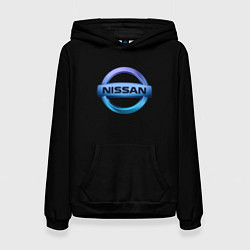 Женская толстовка Nissan logo neon