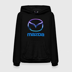 Женская толстовка Mazda neon logo